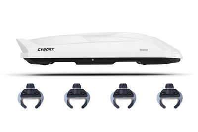 Автобокс CYBORT Inception, 206x86x40 480л, белый Titan - фото 46872