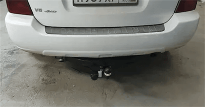 Фаркоп Lexus RX 2003-2009, Toyota Highlander 2003-2009 крепление шара на двух болтах - фото 47333