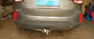 Фаркоп с оцинкованным шаром на Kia Sorento 2012-2015 - фото 47362