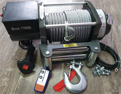 Лебедка электрическая 24V Electric Winch GRIZZLY  17000lbs / 7727 кг (блок управления/механизм влаго - фото 52483