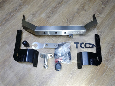 Фаркоп оцинкованный Lexus LX570 2007-2021,LX450d 2015-2021 с накладкой с надписью Lexus Тип шара: F - фото 70868