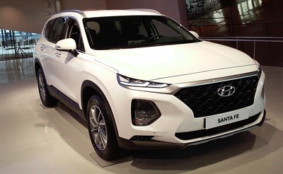 Порог-площадка "Bmw-Style" D180AL + комплект крепежа, RIVAL, Hyundai Santa Fe 2018-2020 - фото 71811