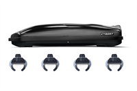 Автобокс CYBORT CarGO, 216x85x46 580л, черный Metallic Автобокс CYBORT CarGO, 216x85x46 580л, черный Metallic