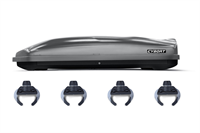 Автобокс CYBORT CarGO, 216x85x46 580л, серый Metallic Автобокс CYBORT CarGO, 216x85x46 580л, серый Metallic