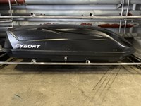 Автобокс CYBORT Enzo, 186x82x46 530л, двухстронний черный текстурный, скоба Автобокс CYBORT Enzo, 186x82x46 530л, двухстронний черный текстурный, скоба