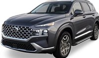 Порог-площадка "Premium-Black" A180ALB + комплект крепежа, RIVAL, Hyundai Santa Fe 2021- Порог-площадка "Premium-Black" A180ALB + комплект крепежа, RIVAL, Hyundai Santa Fe 2021-