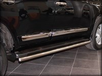 Пороги (обвод штатного порога, в торец порога) d-43 Toyota Land Cruiser Prado 150 2009-2012 Пороги (обвод штатного порога, в торец порога) d-43 Toyota Land Cruiser Prado 150 2009-2012