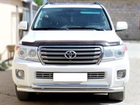 Защита переднего бампера d76+d57 двойная Toyota LAND CRUISER 200 (2013-2015) Защита переднего бампера d76+d57 двойная Toyota LAND CRUISER 200 (2013-2015)
