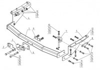 Фаркоп Nissan Patrol Y62 2010- Фаркоп Nissan Patrol Y62 2010-