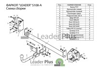 Фаркоп для Skoda Octavia A7 5E3 лифтбек 2013-2020 Фаркоп для Skoda Octavia A7 5E3 лифтбек 2013-2020