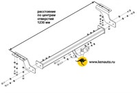 Фаркоп Halty для Toyota Hiace 04-17 Фаркоп Halty для Toyota Hiace 04-17