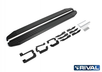 Порог-площадка "Premium-Black" A173ALB + комплект крепежа, RIVAL, Chery Tiggo 4 2019-/ 4 Pro 2022- Порог-площадка "Premium-Black" A173ALB + комплект крепежа, RIVAL, Chery Tiggo 4 2019-/ 4 Pro 2022-