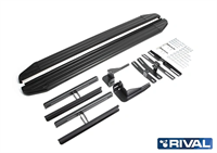 Порог-площадка "Premium-Black" A160ALB + комплект крепежа, RIVAL, Chery Tiggo 2006-2014/Chery Tiggo FL Порог-площадка "Premium-Black" A160ALB + комплект крепежа, RIVAL, Chery Tiggo 2006-2014/Chery Tiggo FL