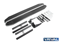 Порог-площадка "Premium" A160ALP + комплект крепежа, RIVAL, Chery Tiggo 2006-2014/Chery Tiggo FL Порог-площадка "Premium" A160ALP + комплект крепежа, RIVAL, Chery Tiggo 2006-2014/Chery Tiggo FL