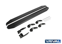 Порог-площадка "Premium-Black" A173ALB + комплект крепежа, RIVAL, Opel Antara 2010-2015/Chevrolet Captiva 2013-2016 Порог-площадка "Premium-Black" A173ALB + комплект крепежа, RIVAL, Opel Antara 2010-2015/Chevrolet Captiva 2013-2016