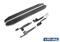 Порог-площадка "Premium" A160ALP + комплект крепежа, RIVAL, Chevrolet Niva 2002-2009- Порог-площадка "Premium" A160ALP + комплект крепежа, RIVAL, Chevrolet Niva 2002-2009-