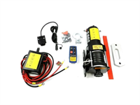 Лебедка электрическая 12V PRO&TOP 3000lbs / 1361 кг с кевларовым тросом (153/1) Лебедка электрическая 12V PRO&TOP 3000lbs / 1361 кг с кевларовым тросом (153/1)