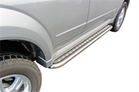Защита порогов d57 с листом SsangYong Actyon Sport (2012-2016) Защита порогов d57 с листом SsangYong Actyon Sport (2012-2016)