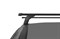 Багажная система "LUX" с дугами 1,2м прямоуг. в пластике для а/м Suzuki Vitara 2015-..., SX4 2013-... г.в. с интегр. рейл. - фото 56119